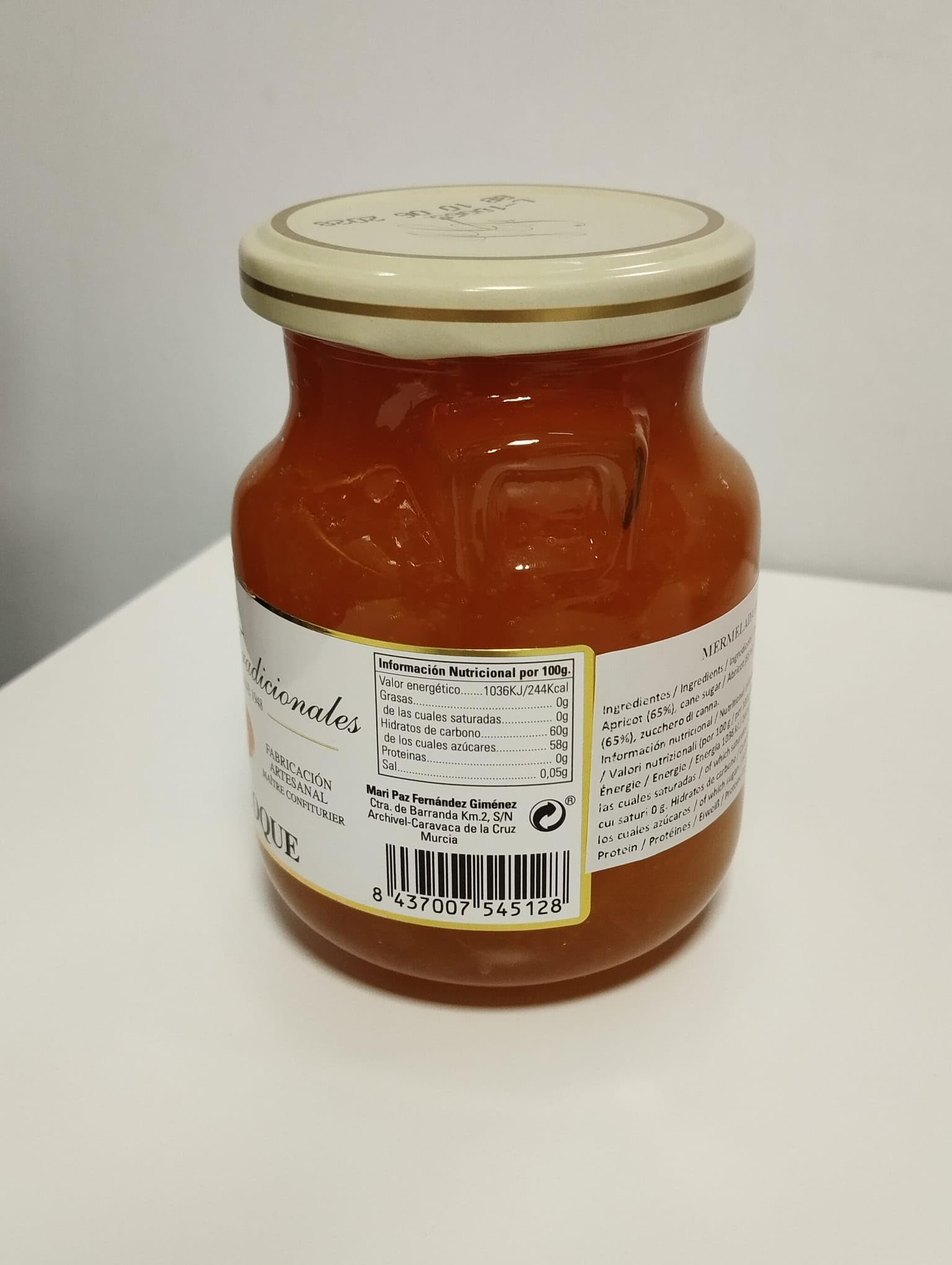 Confituras Tradicionales | Confiture d'Abricots "Rosé de Provence" - Pot 300 gr.