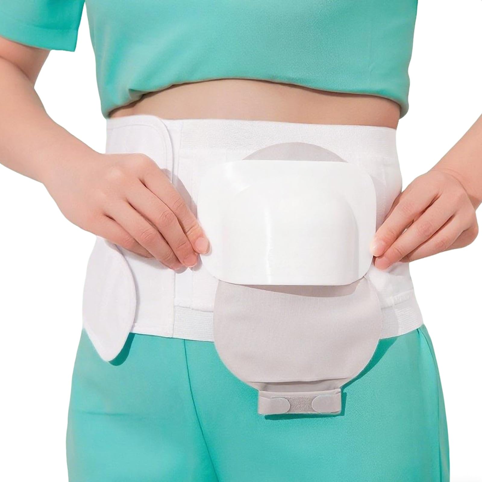Cintura per Ernia Ostomica, Cintura per Stomia Regolabile, per Pazienti con Colostomia per Prevenire la Parastomia