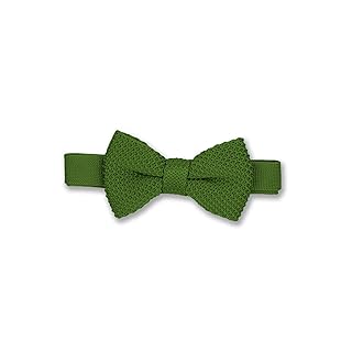 Boys Knitted Bow Tie - Kids Bow Tie - Pre-Tied Adjustable for Weddings, Page Boy & Formal Events, Age 2-11 years