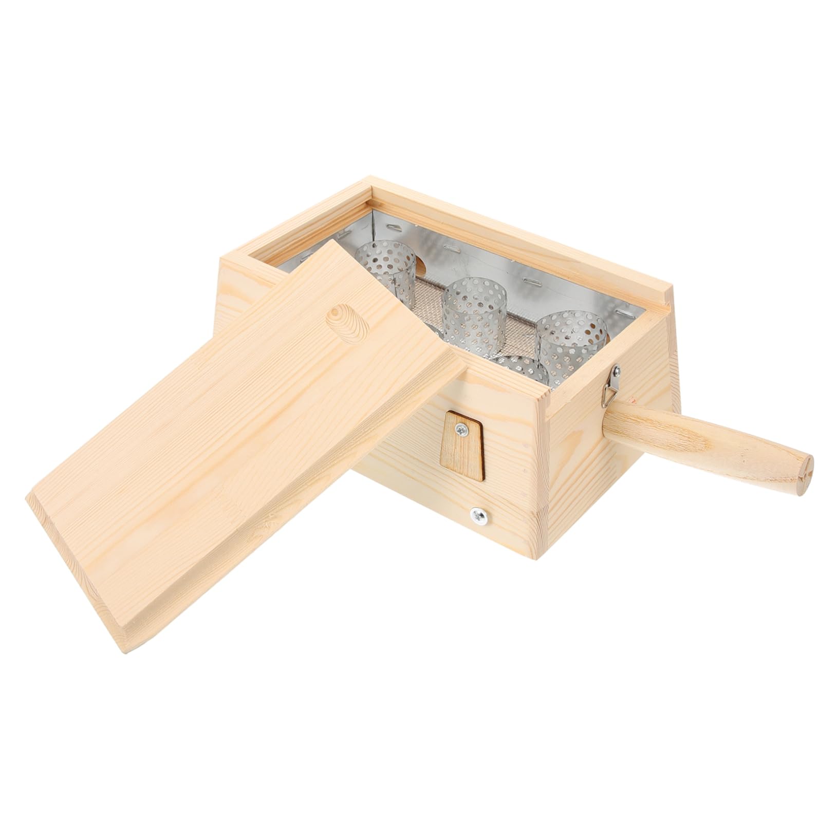 Didiseaon Box Holder Portable and Sturdy Wooden Burner Box Easy to Carry for Treatment