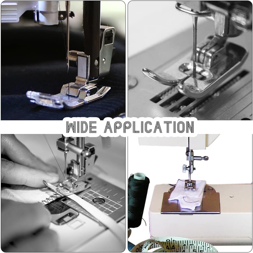 32PCS Multifunctional Sewing Machine Presser Feet Set Sewing Machine Spare Parts Accessories for Most Household Sewing Machine Low Shank Sewing Machines