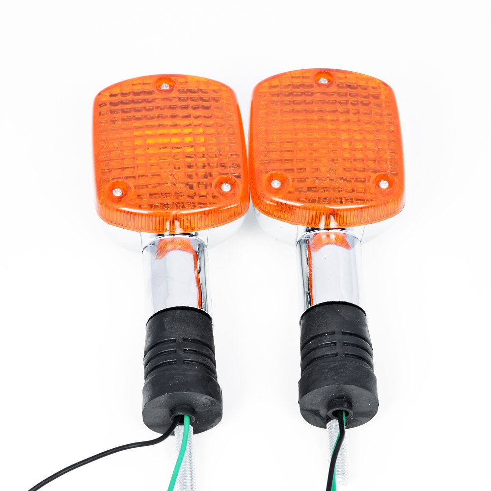 2X Turn Signal Blinker Lights Compatible with Honda Cruiser Shadow VT400 VT600 VT750 VT1100 Rebel CA250 400 CMX250 CMX400 Magna VF250 VF750 VTX1300 VTX1800