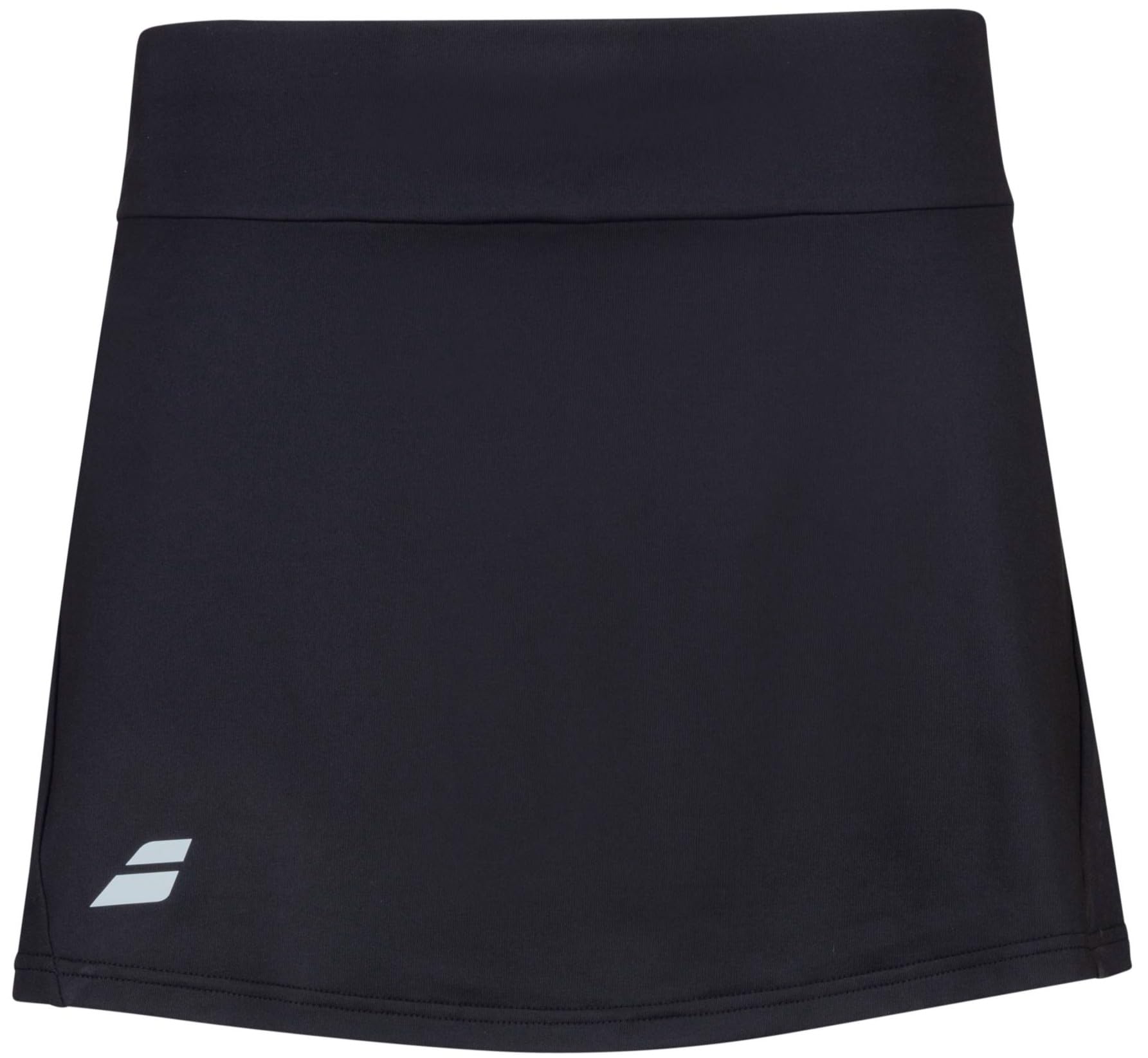 Babolat Girl's Play Tennis Skirt with Built in Shorties, Black/Black (US Youth Size 6-8)