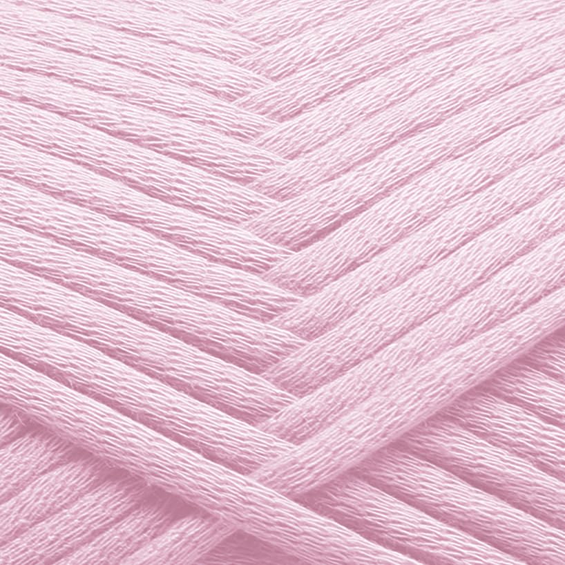 Image of Soft Yarn for Crocheting - Crochet & Knitting Yarn, Beginner Yarn with Easy-to-See Stitches, 250 Yds Amigurumi Yarn, Cotton-Nylon Blend Tshirt Yarn for Crocheting, Worsted Weight Yarn 4, Soft Rose