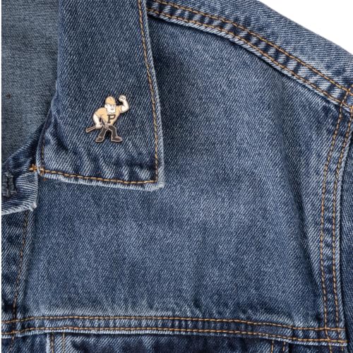 Image of Desert Cactus Purdue University Magnetic Metal Lapel Pin (E) | Officially Licensed PU Purdue Boilermakers Enamel Finish Lapel Pin Formal Wear Bag and Hat Jewelry Tie Track Brooch Pin
