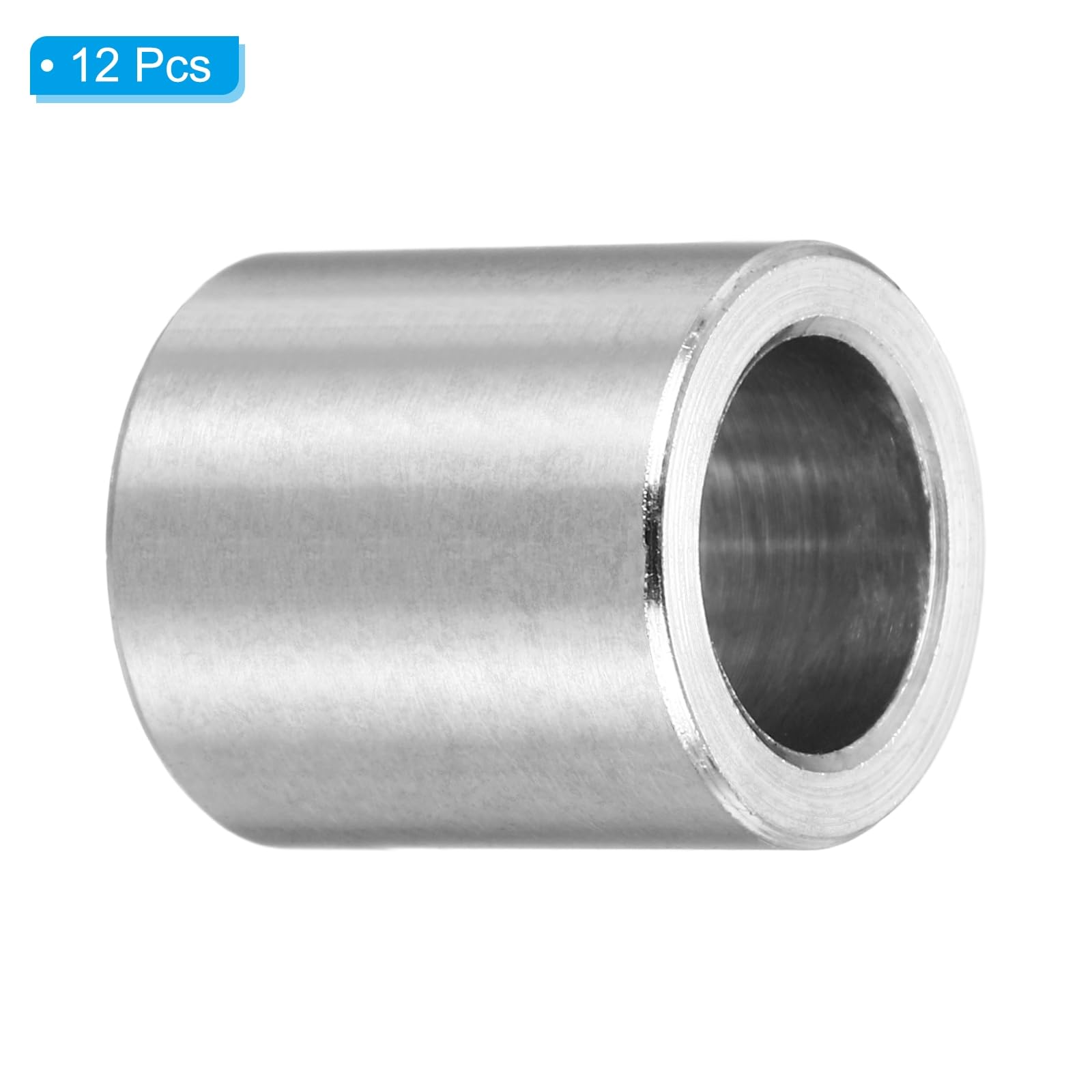 PATIKIL M8 Stainless Steel Spacers, 12Pcs Metal Spacer 8mm ID x 12mm OD x 13mm L Screw Standoff for 5/16" or M8 Screw - Image 3