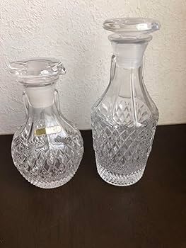 Amazon.co.jp: 醤油差し＆ソース差しセット クリスタルガラス