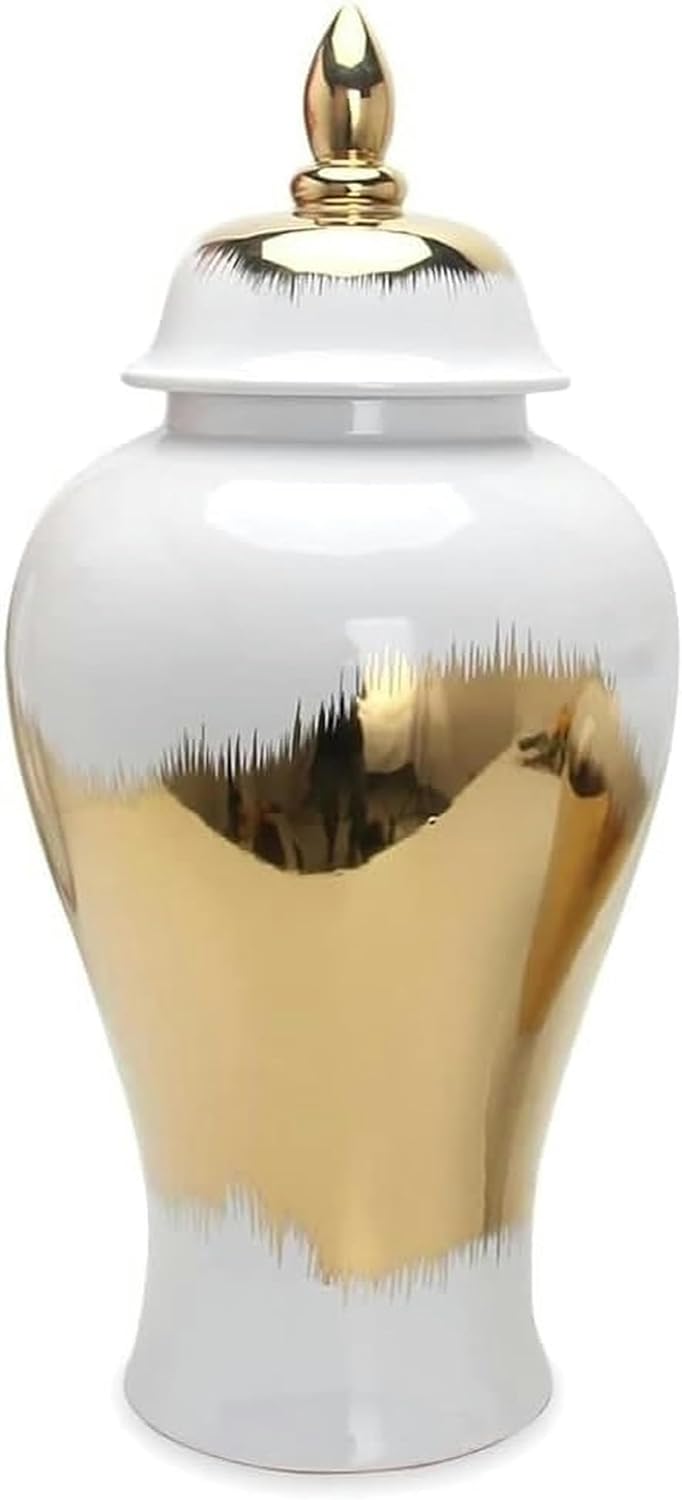 Jengibre Jarrón Jinger Jar with Decorative Ceramic Jarron