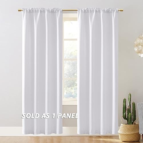 Miniatura 21 de PANELSBURG Cortina de puerta para puerta, con aspecto de puertas de acordeón, cortina de privacidad para armarios abiertos sin puertas, cortinas