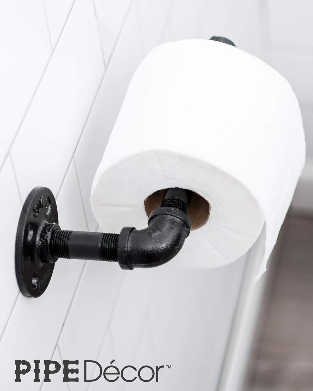 Crаzу Dеаlѕ Rustic Industrial Pipe Toilet Paper Holder by Pipe Decor, Heavy Duty DIY Style, Wall Mounted Kit, Modern Chic Electroplated Black Iron Finish, Commercial Grade Metal, Slide TP Roller, Oil + Rust Free Bіg Sаlе Rustic Industrial Pipe Toilet Paper Holder by Pipe Decor, Heavy Duty DIY Style, Wall Mounted Kit, Modern Chic Electroplated Black Iron Finish, Commercial Grade Metal, Slide TP Roller, Oil + Rust Free