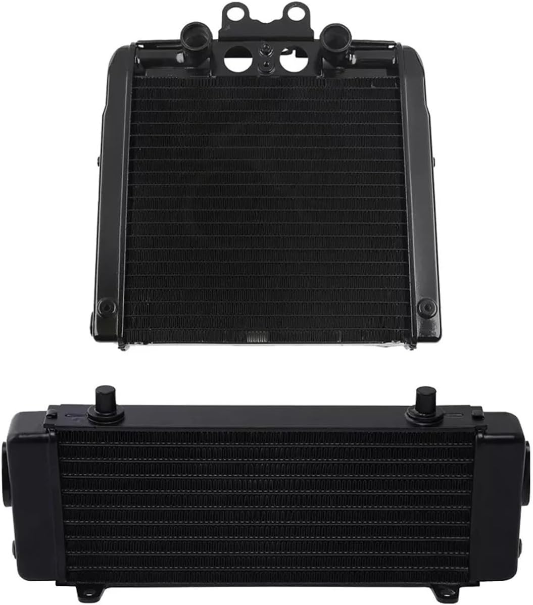 Motorcycle Engine Radiator Oil Cooler Cooling Compatible with Harley V-Rod VRSCA VRSCB 2004-2013