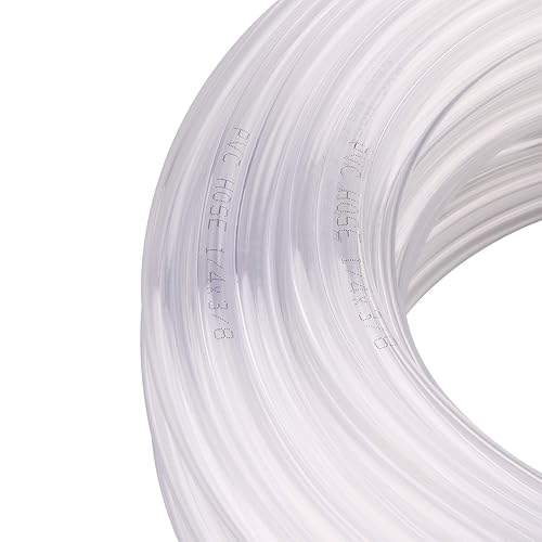 Miniatura 244 de DERNORD - Tubo de cloruro de polivinilo (PVC) de 5/16 pulgadas de diámetro interior x 7/16 pulgadas de diámetro exterior, manguera flexible