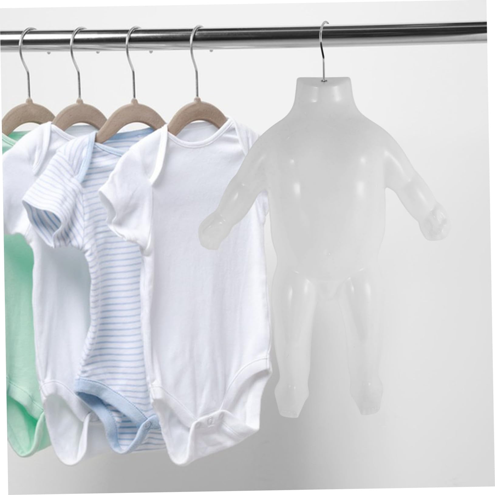 Cabilock Mannequin pour Garçon Fille Détachable avec Cintre Buste Suspendu Vêtements pour Garçons et Filles Support Portable pour Boutique et Vitrines