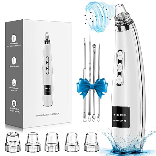 Blackhead Remover Pore Vacuum Upgraded Facial Pore Cleaner Electric Comedone
