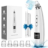 Blackhead Remover Pore Cleaner Electric Whitehead Extractor Tool-5 Suction Power,5 Probes,USB Rechargeable Blackhead Vacuum Kit for Women & Men