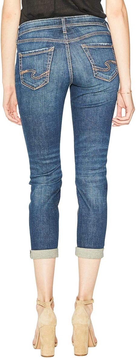 Silver Jeans-Womens Sam Relaxed Boyfriend Fit Jean
