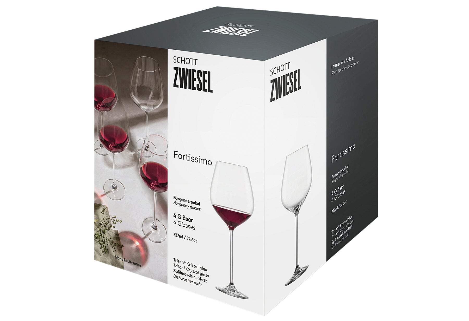 Amazon.com: Schott Zwiesel Red Wine Glass Burgundy Fortissimo (Set