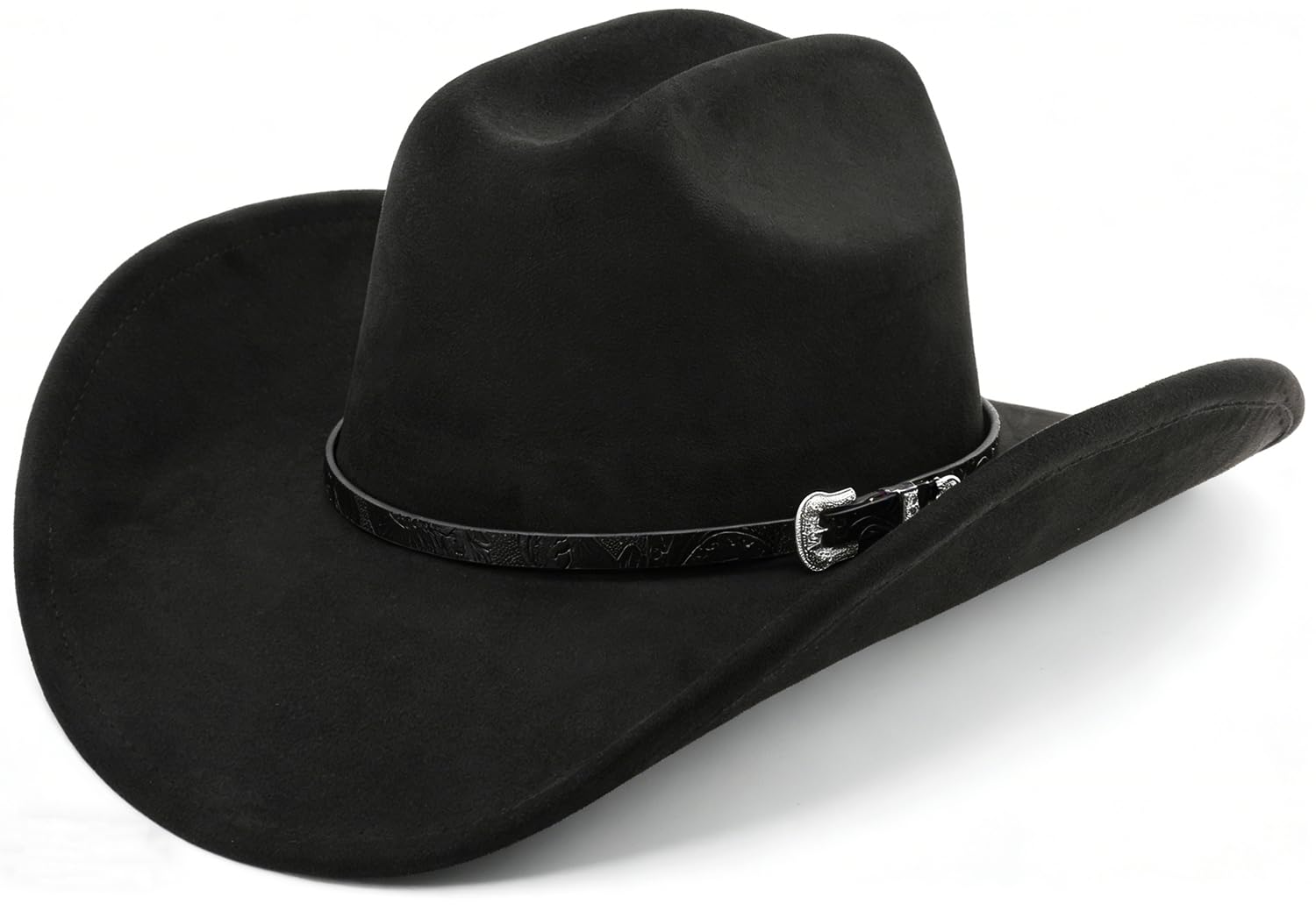 Sombrero de vaquero grande para mujeres y hombres, sombrero de vaquero de ala ancha para playa, ganadero, vaquero occidental