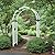 EAGLE PEAK Wood Arbor Garden Trellis Archway, Wedding Arch for Ceremony, Outdoor Wooden Pergola for Climbing Plant, 92 in, White