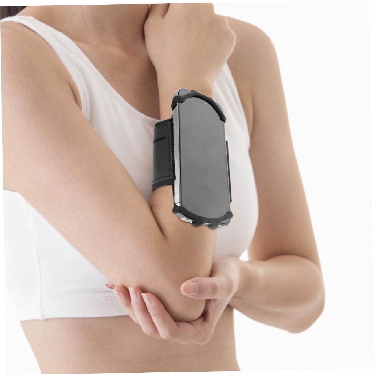 SOLUSTRE 5piezas Deportivo para Móvil Soporte para Correr y Ejercicio Fijación Segura y Fácil Instalación Compatible Smartphones para Running y Fitness