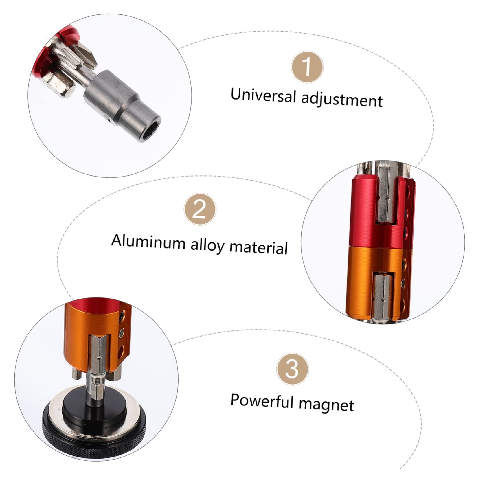 VANZACK 2 Uds Herramientas para Destornillador para Bicicleta De Montaña Herramienta De Reparación para Remache De Cadena Herramienta De Reparación Invisible Llave T25 Destornillador