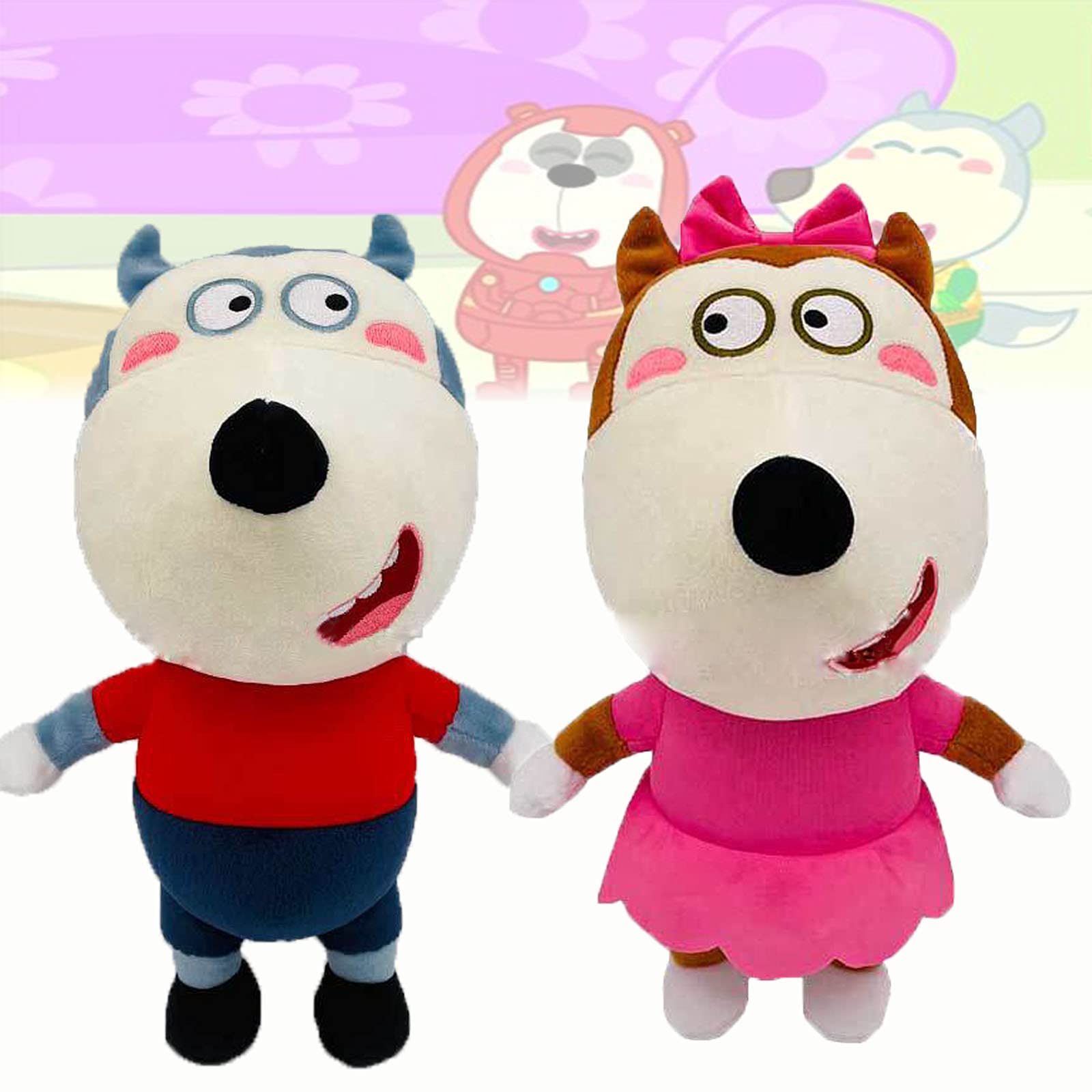 Buy 30 cm/11.81 inch Wolfoo Family Plush, Wolfoo and Friends Lucy Stuffed Plush Cartoon
