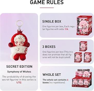 POP MART SKULLPANDA Winter Symphony Series Plush Anime Action Figures Collectible Figures Collectors Art Toy Toy Figures Gift 1 Piece