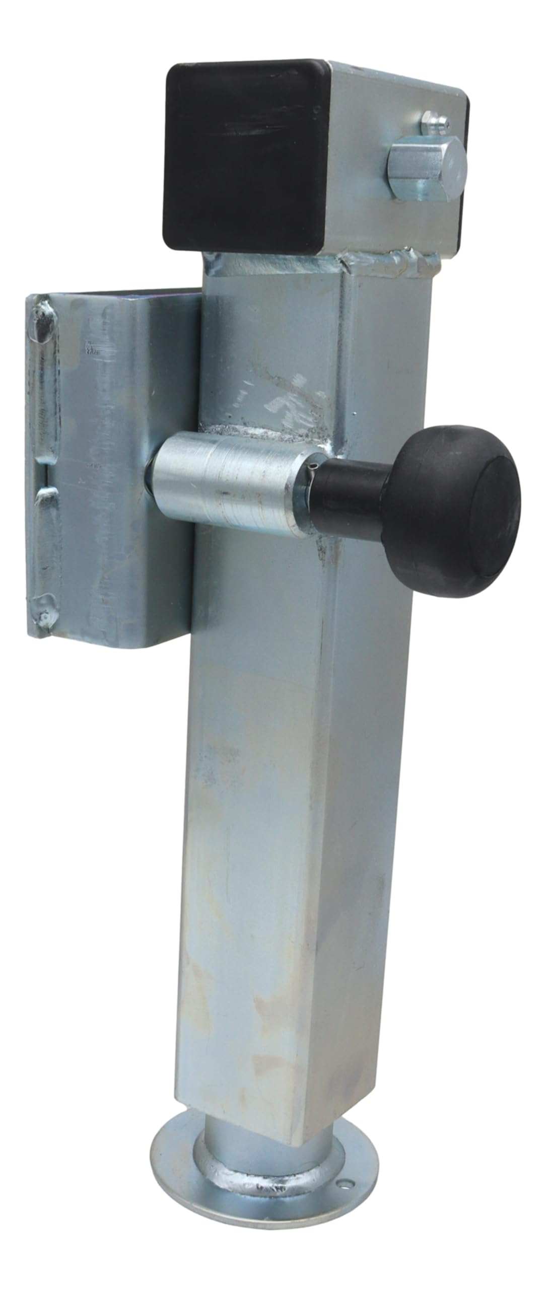 trailer parts4u 2X Schwenkstütze 1300/2600kg 380mm Konsole 42mm Ausdrehstütze Hubstütze Kurbelstütze PKW Anhänger inkl. Kurbel