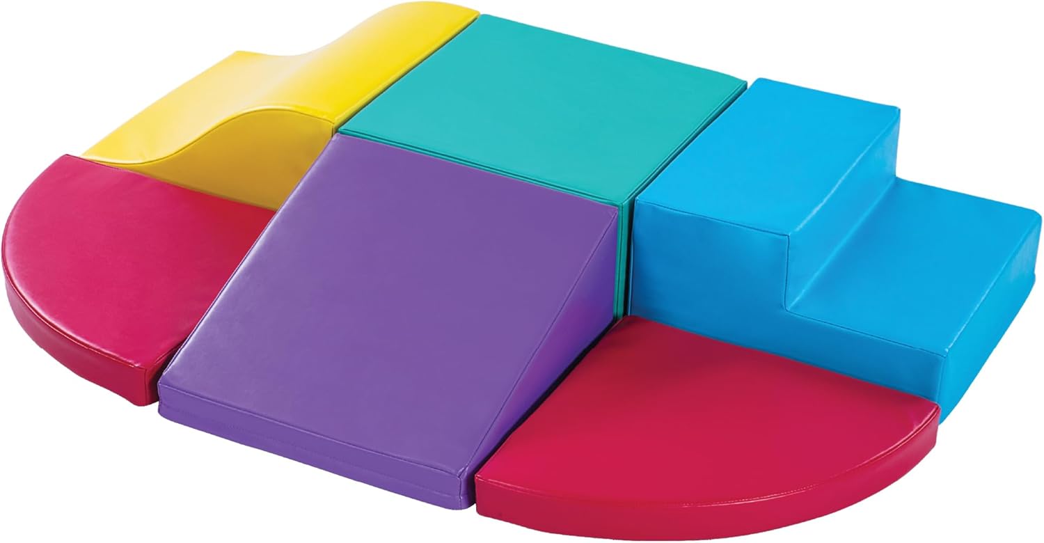 New Bounce Toddler Climbing Toys - Soft Play Set for Kids - Foam Climbing Blocks - Safe Soft Gym Equipment - Great for All Ages