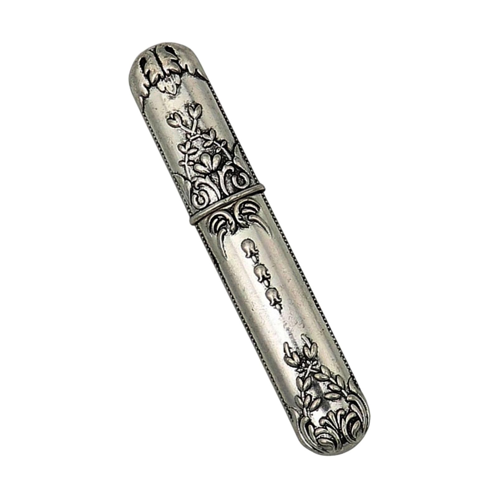 APGLSXY Retro Needle Case Portable Metal Needle Organiser Storage Tube for Sewing Embroidery Stitching Knitting Tool Storage Metal Sewing Planner