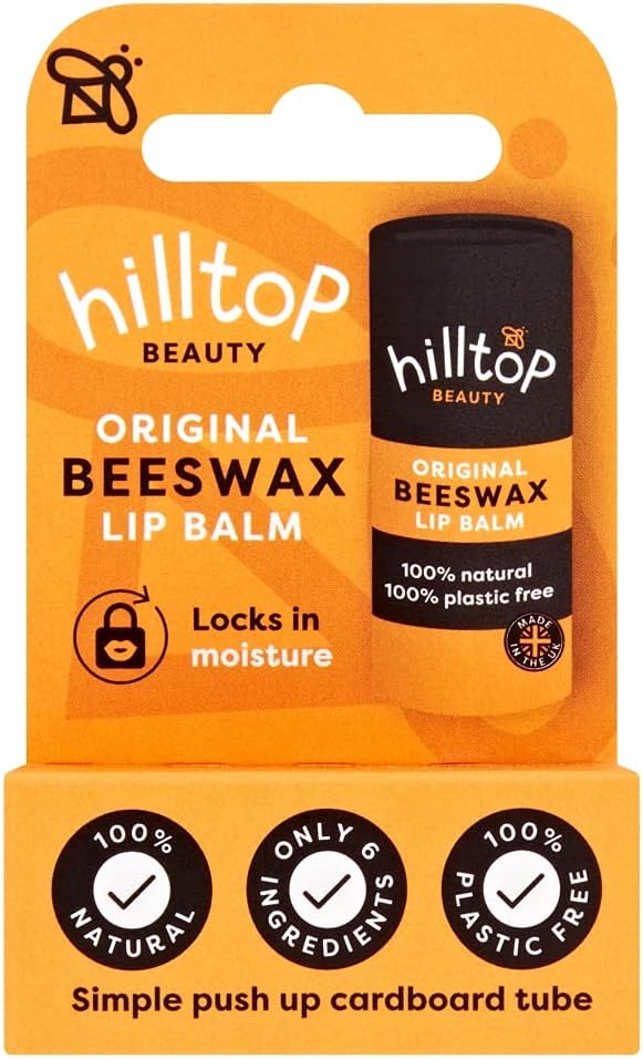 Hilltop Honey – Original Beeswax Lip Balm – Plastic Free – 6.25g Hilltop Honey – Original Beeswax Lip Balm – Plastic Free – 6.25g