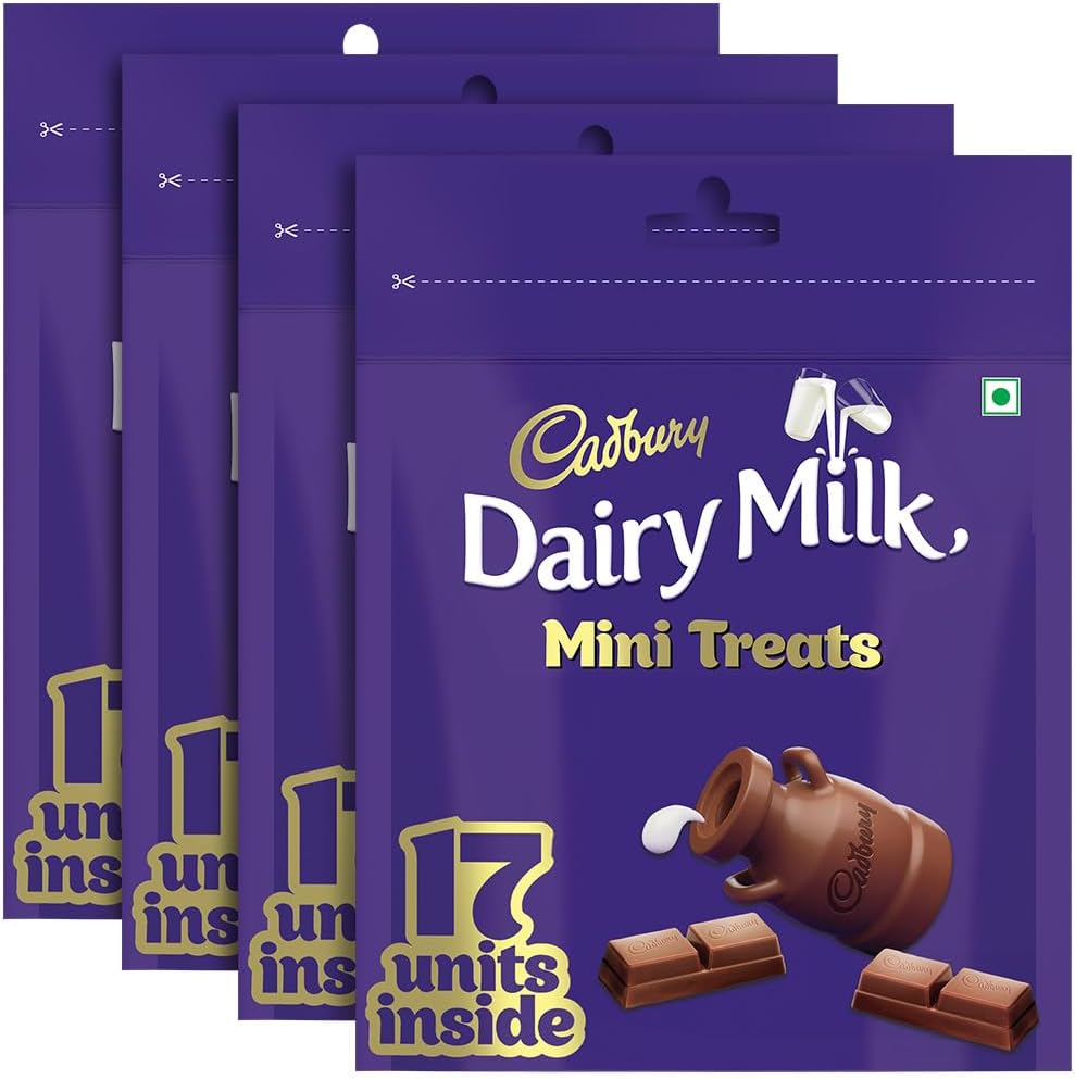 Dairy Milk Chocolate Home Treats, 119 g (Pack of 4), 476 gram