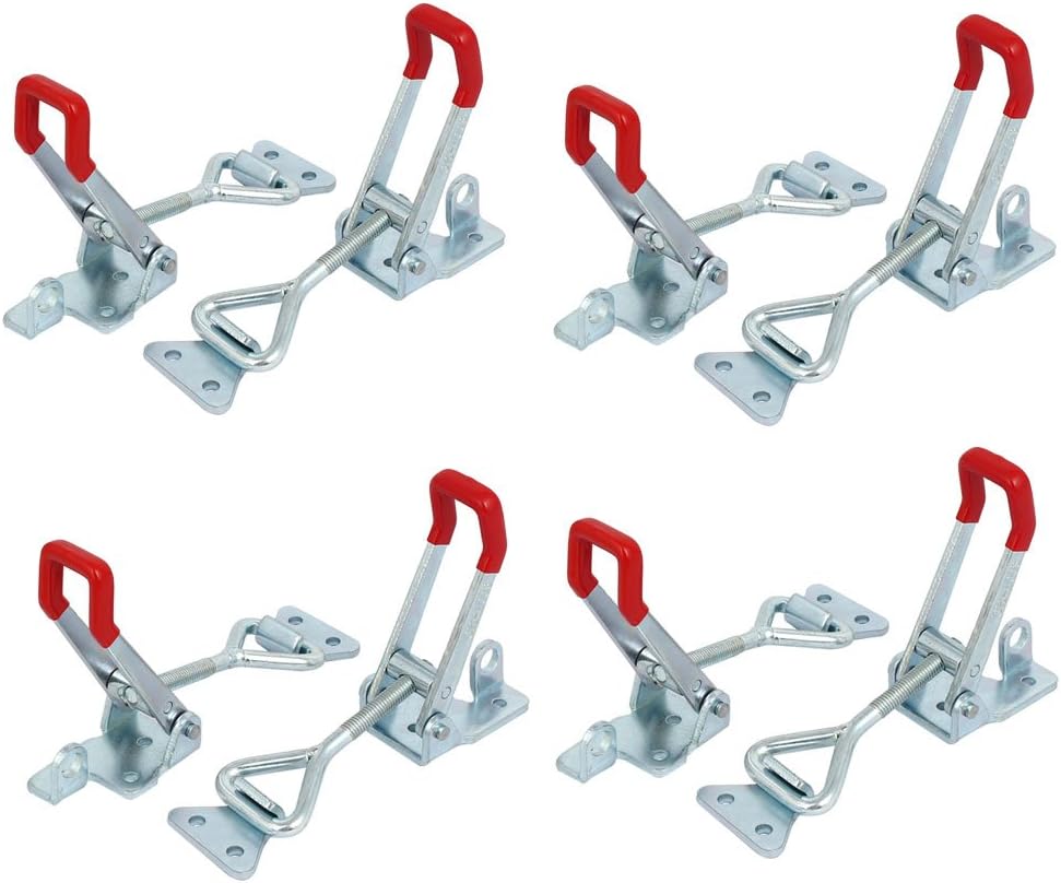 Zinc Plated Triangle Lever Latch Type Adjustable Toggle Clamps GH-4003 8pcs (1ecb4908c9b0ba043505b516a9ddd09b)