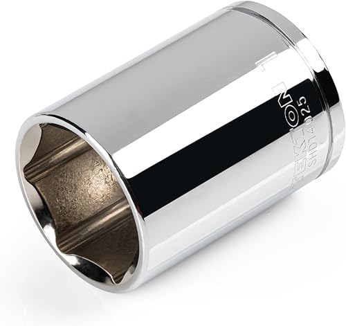 TEKTON Unidad de 3/8 pulgadas x 1 pulgada de enchufe semiprofundo de 6 puntos | SHD14025