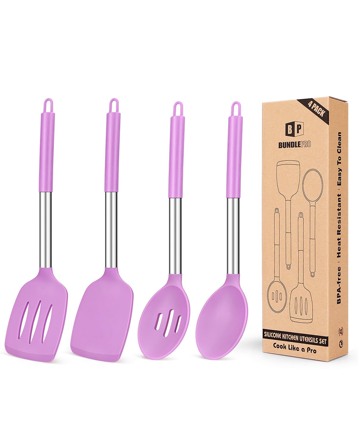 Silicone Cooking Utensil Set - 4 Piece -14