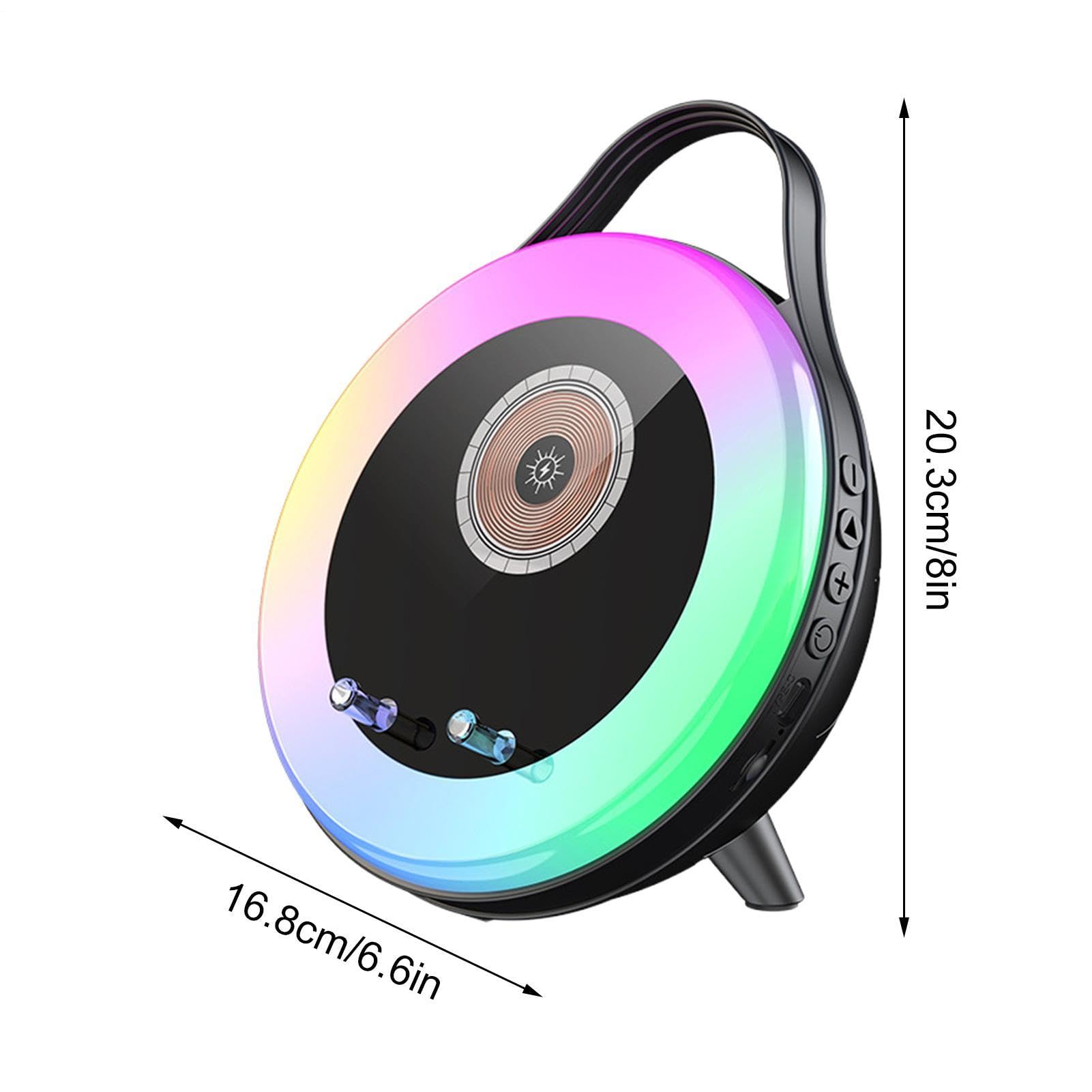 Altoparlante Audio a Induzione Carica rapida RGB supporto con sensore per | Supporto Altoparlante Telefonico Wireless per Appartamento Comodino Casa Soggiorno Camera da