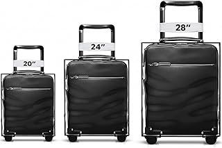 STRAPVILLA Set of 3 Suitcase Cover - Trolley Cover for Suitcase | Durable Cover for Hard Trolly Bags | Protective Trolley ...