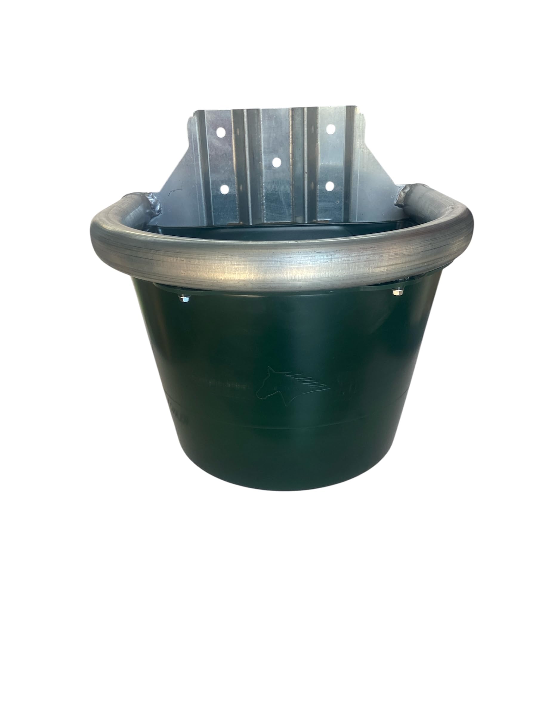 Mangiatoia Semitonda Da Box Con Bordo Zincato