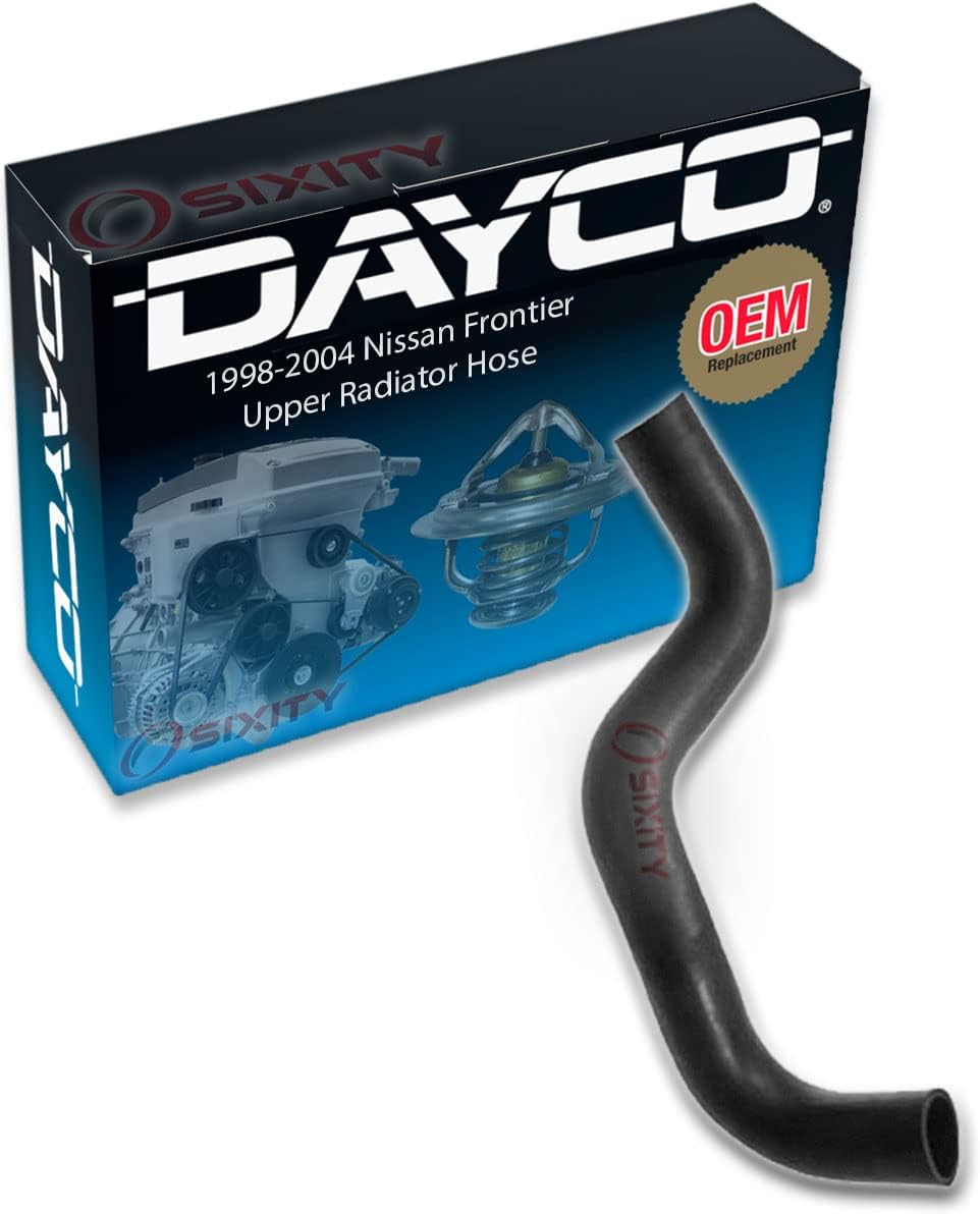 Dayco Upper Radiator Coolant Hose compatible with Nissan Frontier 2.4L L4 1998-2004