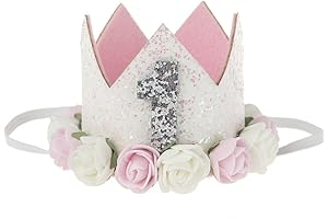 Exquisite Flower Tiara Headband: The Perfect Birthday Crown for Your Little Princess