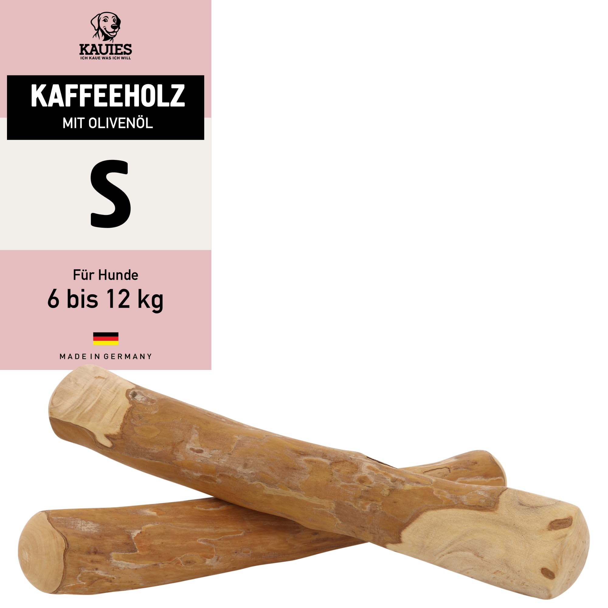 Kauies Hirschgeweih für Hunde ganz - Monoprotein, 100% natürlich, zuckerfrei und kalorienarm - Made in Germany, nachhaltig und tierversuchsfrei - Größe XS