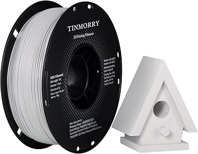 24 – TINMORRY ASA Filament 1.75mm, High UV & Heat Resistant 3D Printer Filament, Durable & Toughness, Dimensional Accuracy +/- 0.03mm, Perfect fo…