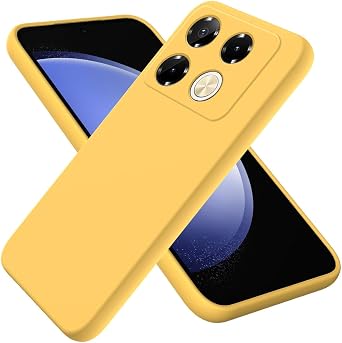 Case for Infinix Note 40 Pro 4G, Silicone Protective Phone Case for Infinix Note 40 Pro 4G with Silicone Lanyard, Slim Thin Soft Shockproof Cover for Infinix Note 40 Pro 4G Silicone Case