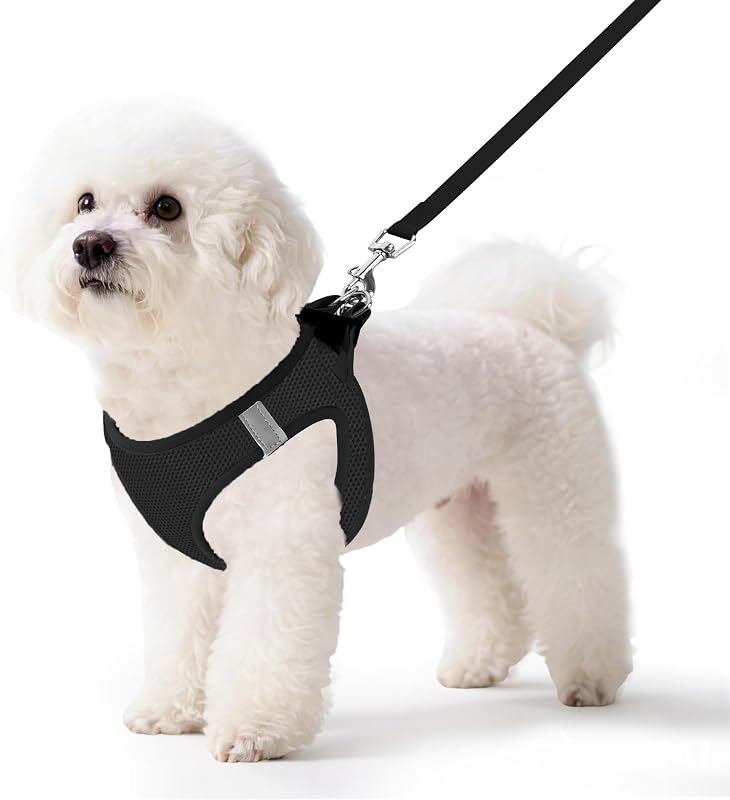 Peitoral Antipuxão para Cães e Gatos com Tela Respirável laqibak Q246 – 68,5 x 12,7 x 4,2 cm, 68 g