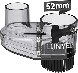 52MM Diameter Dust Shoe for Mastuer Pro, Masuter 4040 3018 CNC Router Machine with 52MM Spindle Motor, Hose Diameter 38mm (52MM)