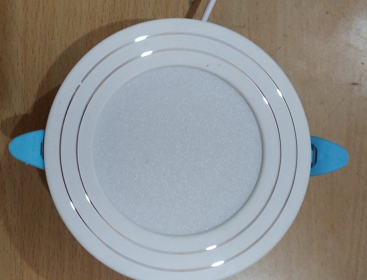 Global Lights 9W LED Down ConceaLED Ceiling Light, White, Round