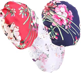 SUPVOX 3 Peças De Turbante Para Gorros De Cetim Turbantes Forrados De Cetim Para Gorro De Cetim Envoltório De Cabelo Envoltório De Dormir Envoltório De Cabelo Banda
