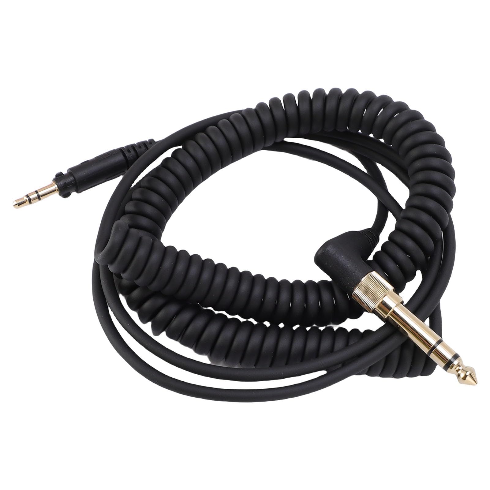 Spr??ynowy Kabel D?wi?kowy do S?uchawek headphone cable eah dj1200 Przed?u?any Przewód Spiralny z Mechanizmem Blokuj?cym i Poz?acanymi Z??czami, do Klinkenkabel