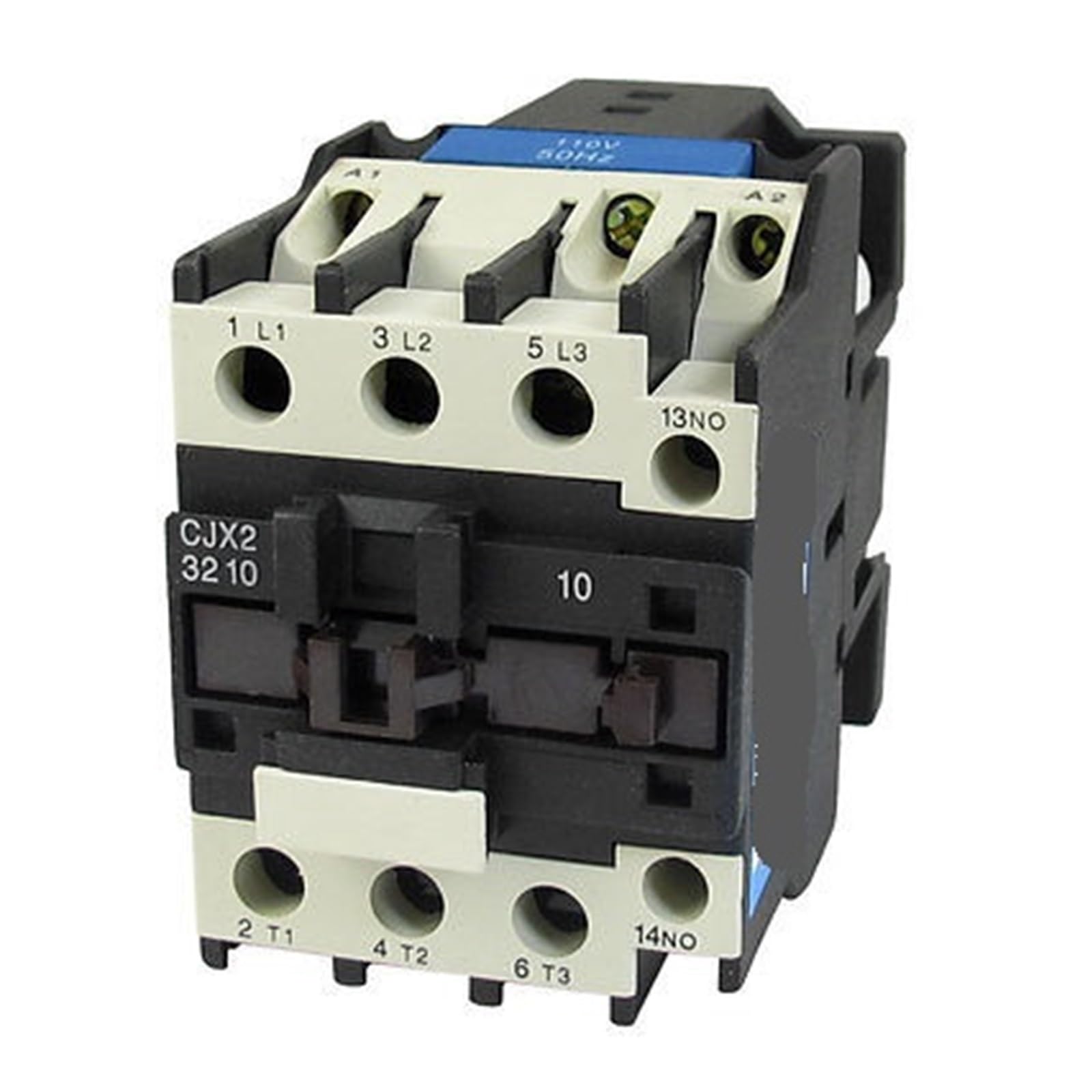 RCGKNNMUZ 110V Coil Motor Controller AC Contactor 3 Pole Normally Open Normally Closed 660V 15KW CJX2-3210