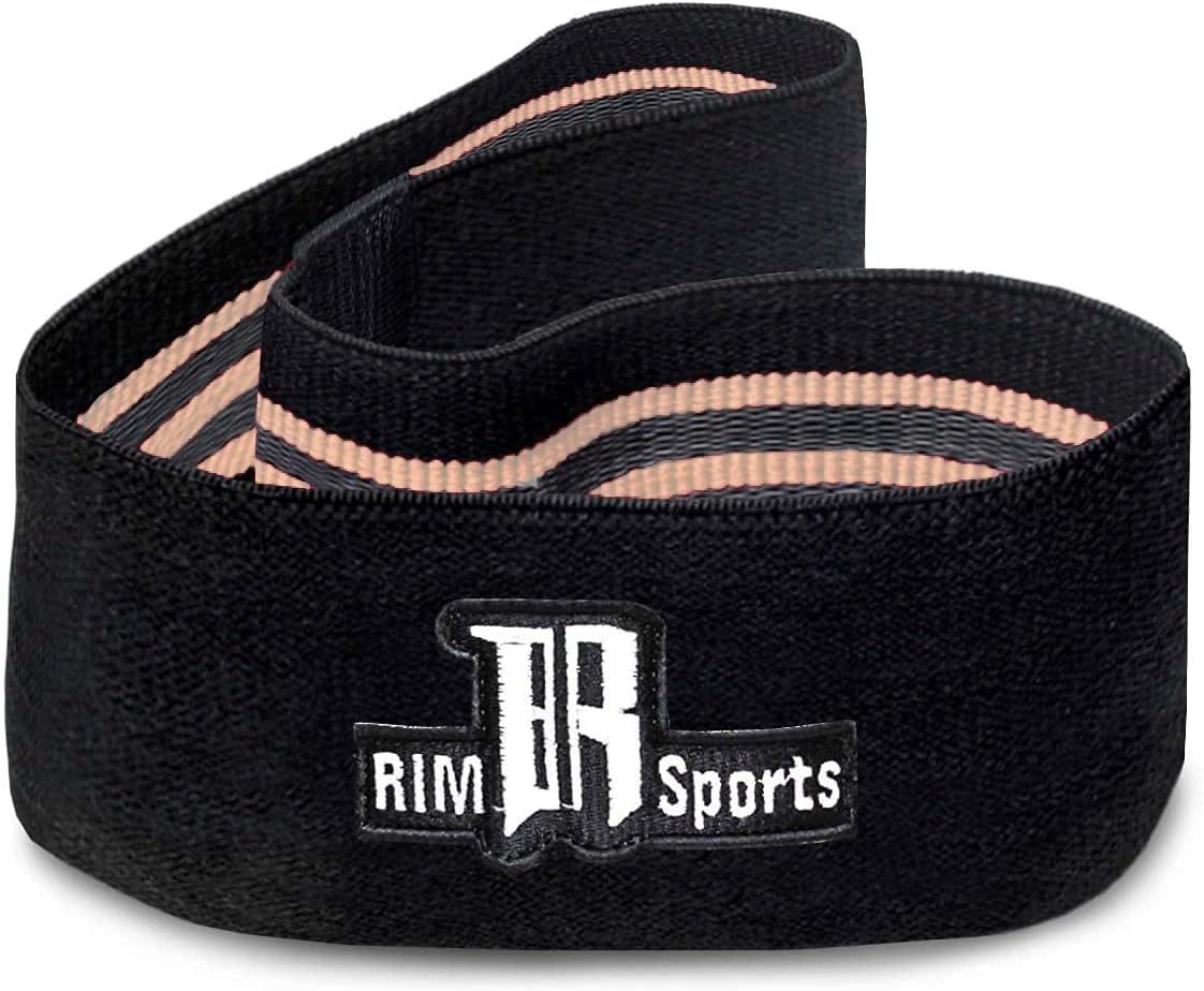 RIMSports Hip Resistance Bands for Legs and Butt Fabric Hip Bands Non-Slip Exercise Bands and Workout Bands Cloth Booty Bands Workout Loop Bands and Glute Bands Hip Bands for Working Out